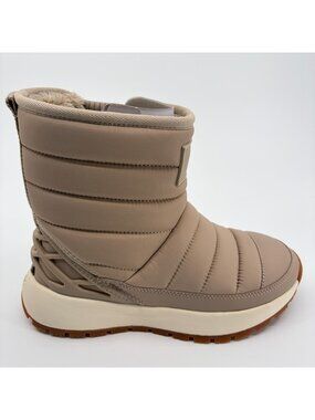 Kizik Juno Mid Womens Size 6D Taupe Gum Outdoor Hands Free Winter Snow Boots
